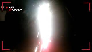 Air mancur saat tahun baru