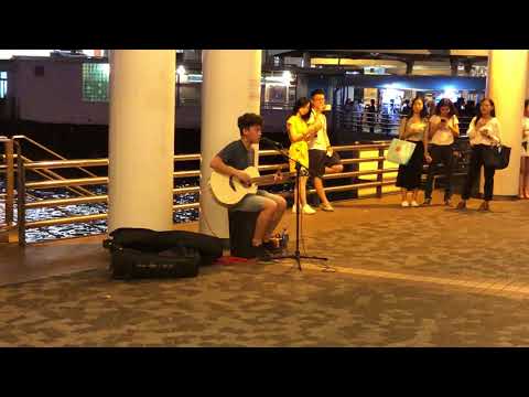 Counting Stars/playme?(Cover By McMusic) @尖沙咀文化中心海旁Busking 2018/08/09