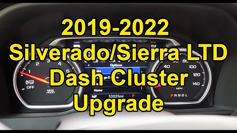 [HOW TO] Upgrade Dash Cluster & Steering Wheel in a 2019-2022 Silverado LTD Custom