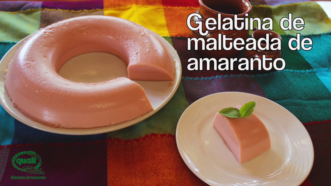 Gelatina Amaranto Orgánico Quali YouTube