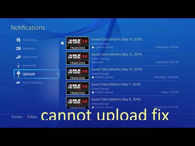 Ps4 Cannot Upload Error Fix Youtube