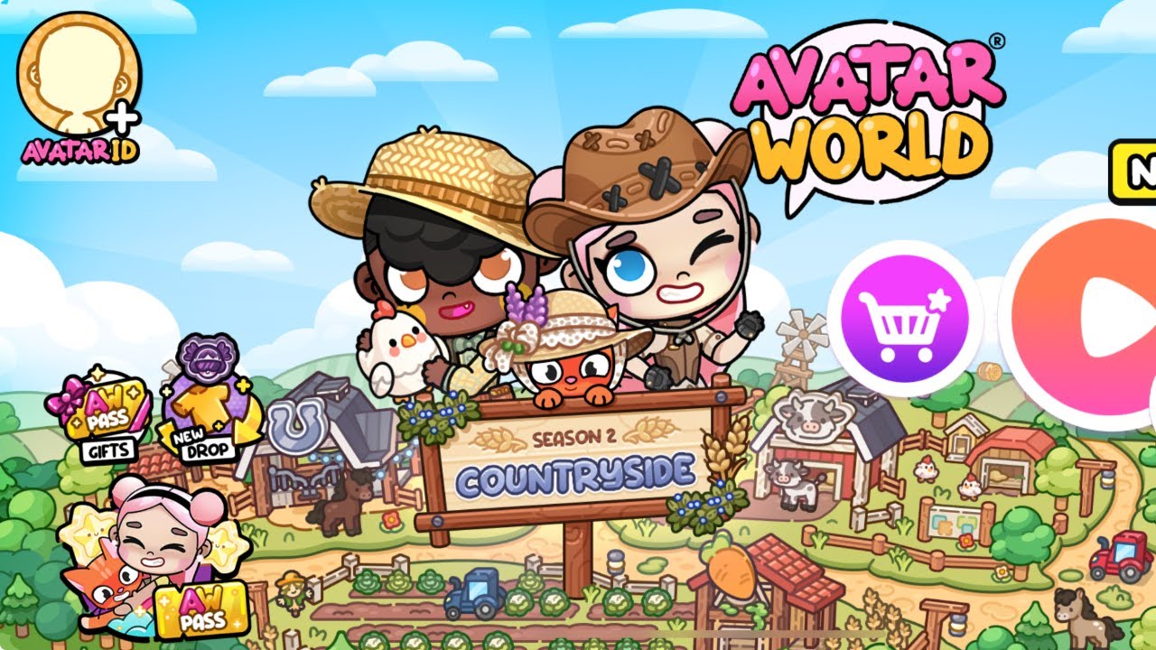 24/7 Аватар Ворлд ВСЕ ПАКИ Онлайн Открытый Мир Live Online Avatar World 💖💖💖