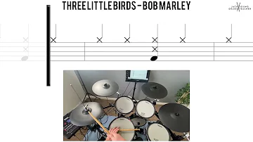 How to Play 🥁   Three Little Birds   Bob Marley