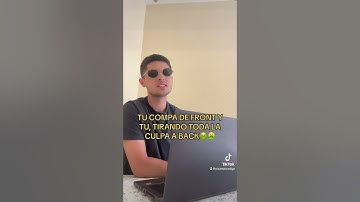 SIEMPRE CULPA DE BACK #programming #viral #python #memes #programacion #coding #meme #developer