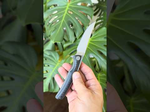 WE Knife Co 704CF-E M390 Carbon Fiber Titanium Linerlock Folder  Minimalist Ultralight