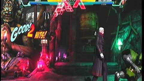 UMVC3 Training dante double wall bounce