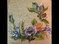 Pinceladas con Gerardo - Composición de Rosas y Flores de Lavanda