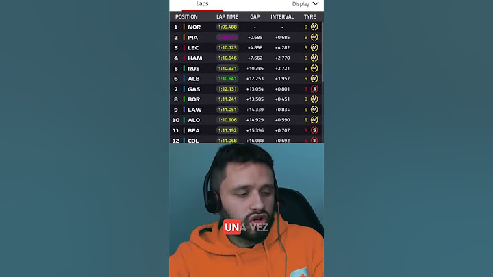 Batalla en las primeras vueltas entre los Mclaren (Narrador britanico) - GP Austria