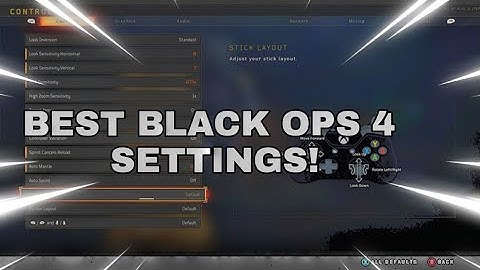 The Best Black Ops 4 Settings in 2021! (COD BO4)