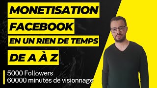 De A à Z| Comment j'ai activer la monétisation sur Facebook en un rien de temps | الربح من الانترنيت