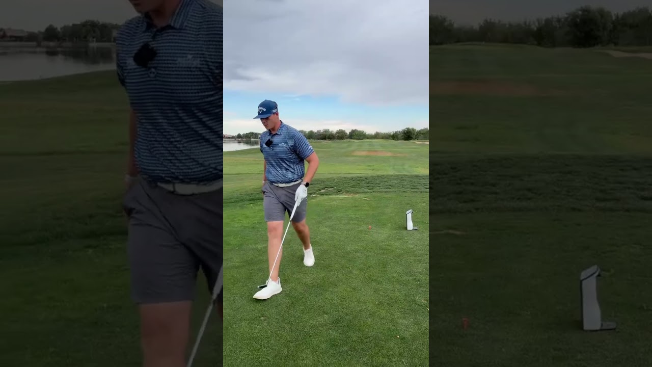 300 yards. With a putter.