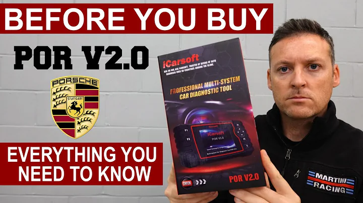 iCarsoft POR v2.0 - Everything You Need To Know Before You Buy The Best Porsche OBD2 Scan Tool
