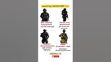 India के Top 5 खतरनाक कमांडो 🔥🇮🇳 | #shorts #army #commando