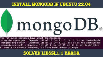 install mongodb in ubuntu 22.04