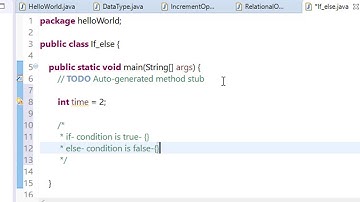 17 conditional operator in java