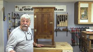 In this tutorial, I show you how to make a standing wood cabinet in the style of a wood ice box. This video is a follow-up to a previous 