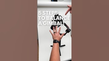 Balance a gimbal in 60 seconds! #gimbal #djirs3pro #videography