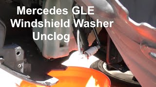 Mercedes GLE 350 Windshield Washer Unclog W166