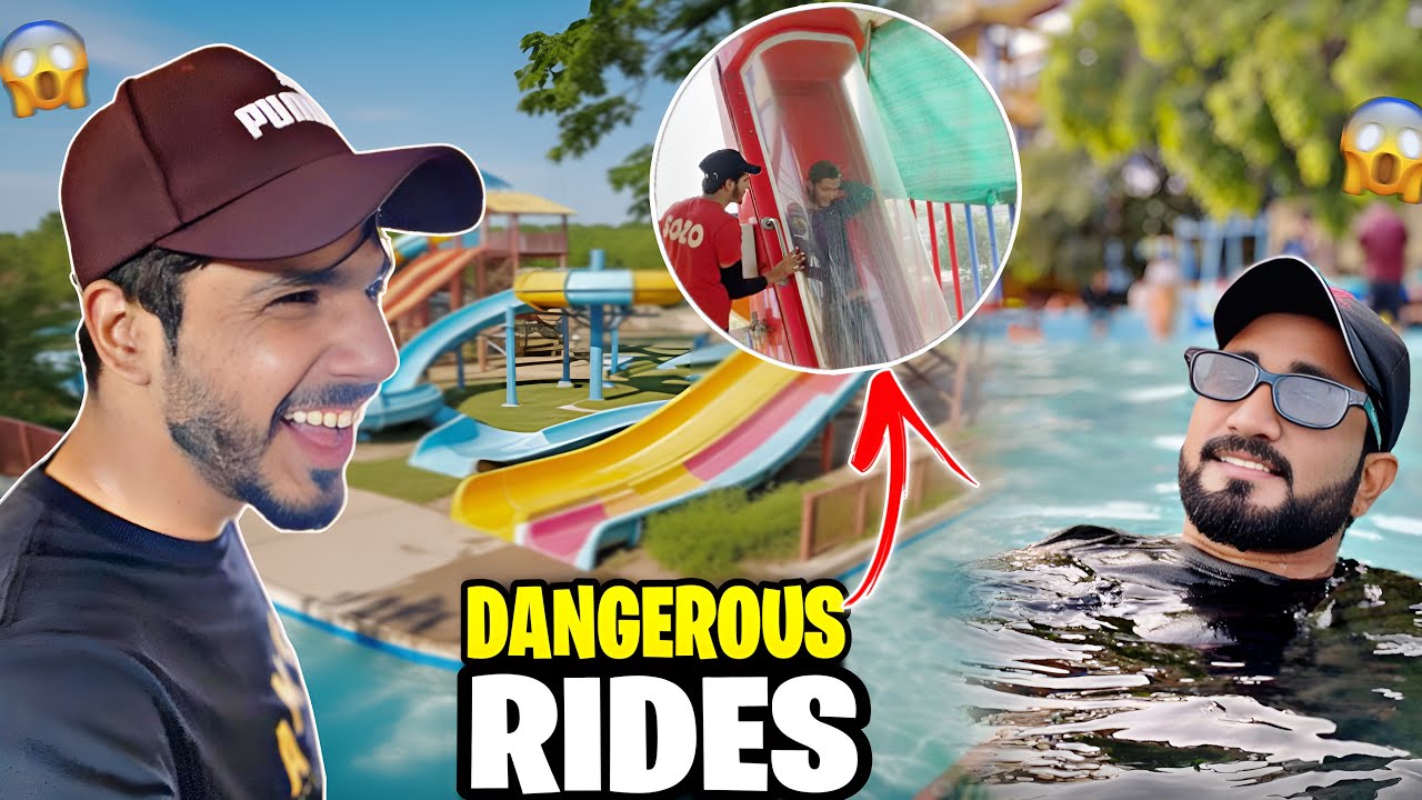 Such a dangerous water slide? 😳 See what happened!”