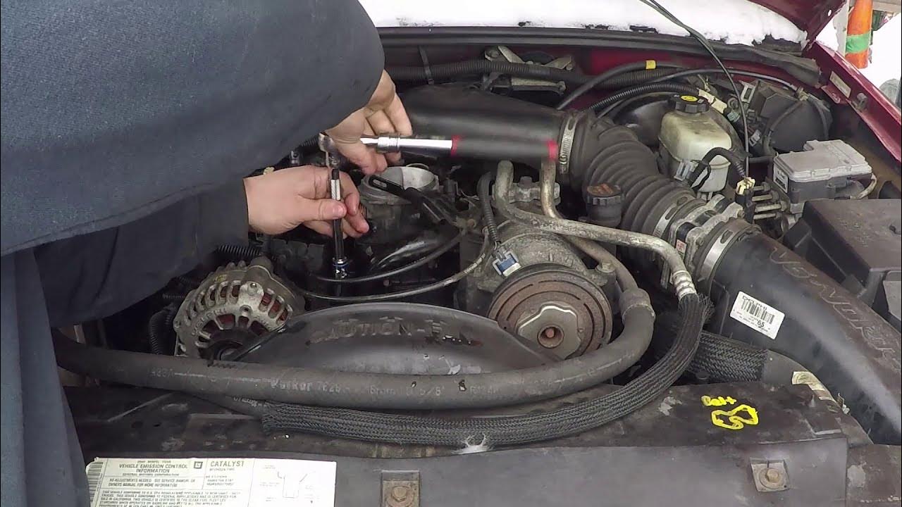 4.3 V6 Thermostat Replacement on an 04 Chevy Blazer - YouTube