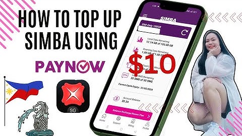 Part 1. Paano magtop up sa SIMBA using Paynow 2024 updated🇸🇬