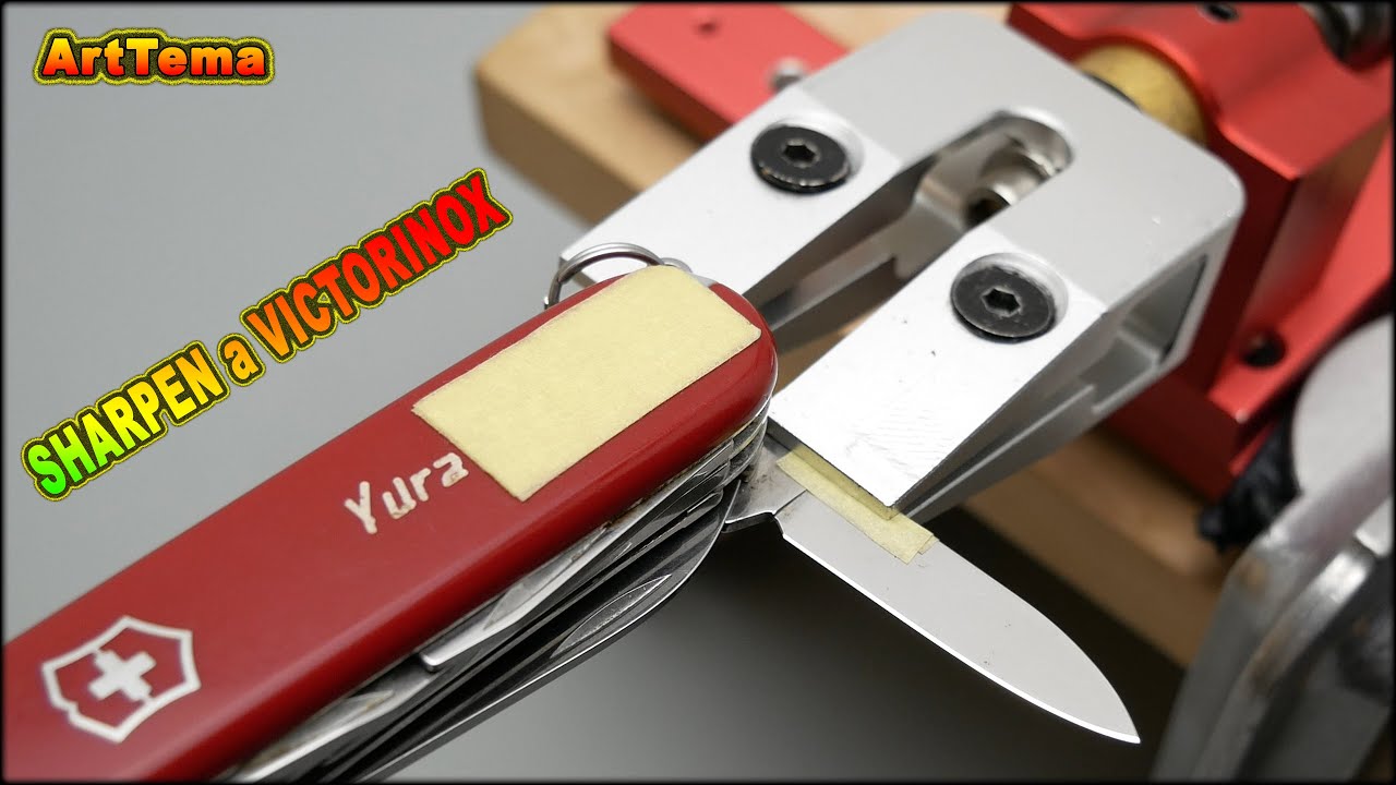 Sharpening 45° How to SHARPEN your VICTORINOX KNIFE to razor sharpness