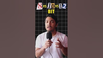 What does 8 bit, 10 bit and 12bit refers in Video and Photo?