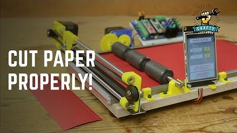 How to Make a Paper Cutting Machine Using Arduino