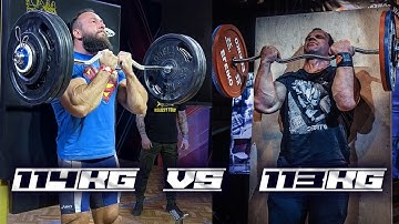 Strict Curl World Record - 114kg Nizami Tagiev vs. Denis Cyplenkov 113kg