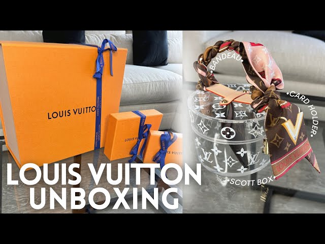 Louis Vuitton Scott Box, Minimalle Bandeau, & Armagnac Card Holder Unboxing
