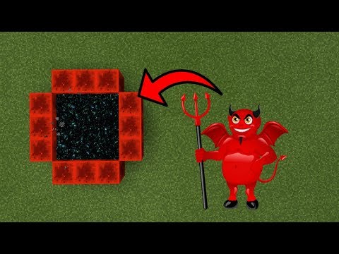 How To Make a Portal to the Devil Dimension in MCPE (Minecraft PE)