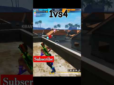 Kiran thakor 89 FF free fire video headshot 1vs4 video #kimsharma #kirandembla #snehanamanandi