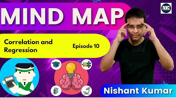 Correlation and Regression CA Foundation Jan 26 | Mind Map Revision | CA Nishant