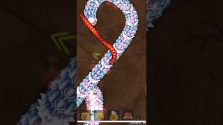 Snake vs Worms fun io zone gameplay #gaming video screenshot 1