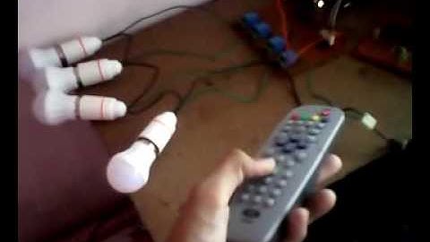 wireless Switching of Home appliances using IR ( 8051)