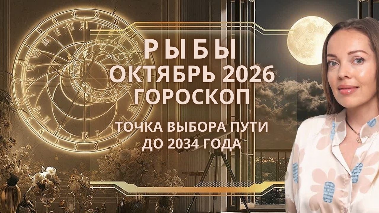 Рыбы – гороскоп на октябрь 2026 года. Точка выбора пути… — Transcript