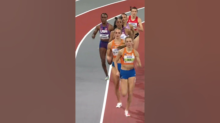 Femke Bol storms to 400m WORLD RECORD 🔥 #athletics #netherlands #worldrecord #fast #running