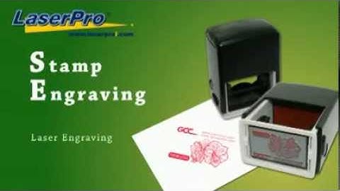 GCC LaserPro---Using Advanced Shoulder Level to Create your Own Stamp