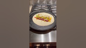 Making fast hotdogs wraps for lunch. #hotdog #fastfood #cooking #lunch