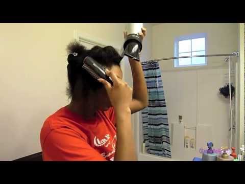 ★ How to BLOWDRY/ BLOW DRY NATURAL HAIR 4A 4B 4C Tutorial Video ★ - YouTube