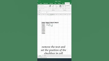 Mastering Excel Checkboxes: A Quick Guide 🤯 #shorts