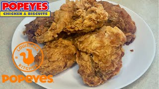 How To Make Popeyes Spicy Fried Chicken | Copycat Recipe #popeyesspicychicken