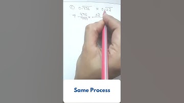 Multiplication Of Recurring Decimal Number| #shorts