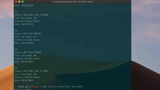 Node based Cli App