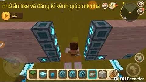 ( Mini world ) hướng dẫn làm cửa tự động hiện đại