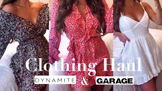 SUMMER CLOTHING HAUL  | Dynamite & Garage