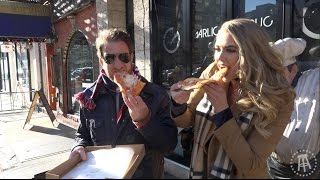 Barstool Pizza Review - Garlic New York Pizza Bar With Special Guest Antje Utgaard