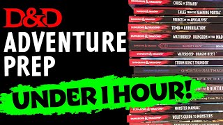 Prep a Pre-Written D&D Adventure in Under an Hour! by the DM Lair 11,782 views 2 months ago 18 minutes