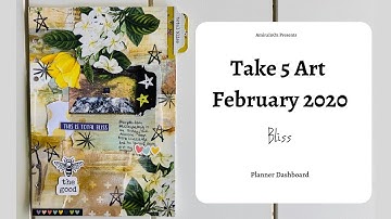 #take5art~February 2020 ~ Planner Dashboard ~ Masterboard ~ Bliss