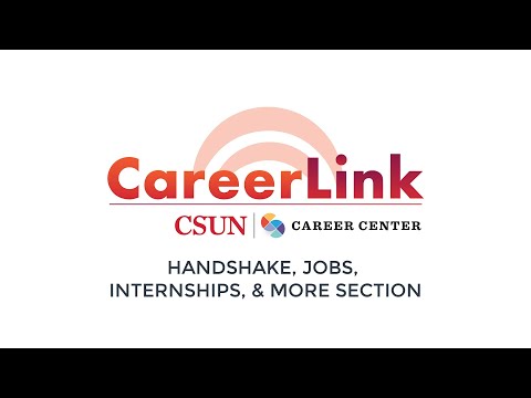 CSUN CareerLink | Handshake, Jobs, Internships, and More